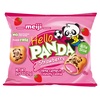 image:imageMeiji Cookies Chocolate Crme Filled  6 oz Pack of 8 64 Bags Total  Bite Sized Cookies with Fun Panda SportsStrawberry