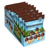 image:imageMeiji Chocorooms Crispy Crackers Milk and Dark Chocolate Combination  134 oz Pack of 8  Bite Sized Crackers in Fun Mushroom Shapes